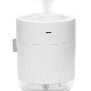 Treva Humidifier Night Light Rechargeable Small Mini Tabletop White Open Box New